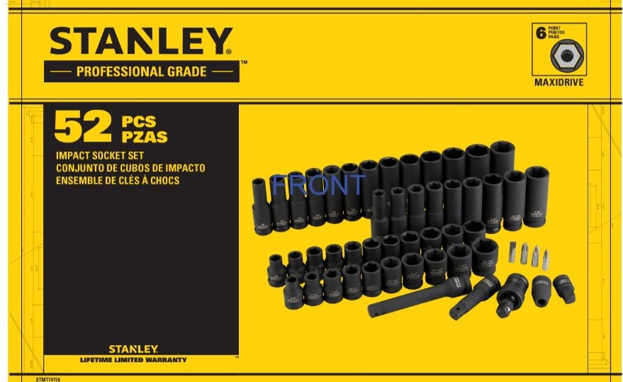 Pro 1/2-in Impact Socket Set, 52-pc D1V5 - product image 2