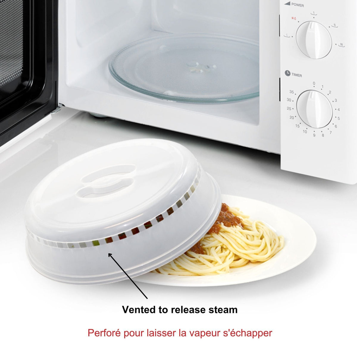 Microwave Food Cover/Splatter Cover BPA-Free, Dishwasher Safe, 25.4cm G9E3 - product image 7