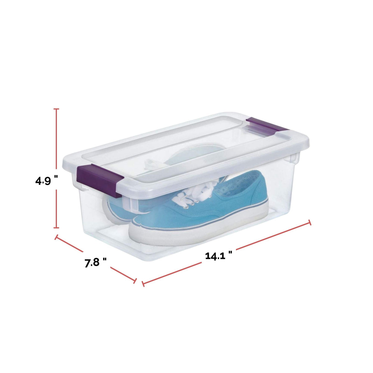 ClearView Storage Box with Latched Lid, 5.7-L V4U0 - product image 2