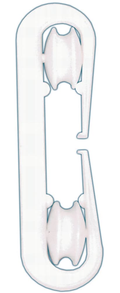 Plastic Clothesline Divider, 7-in S3Y8