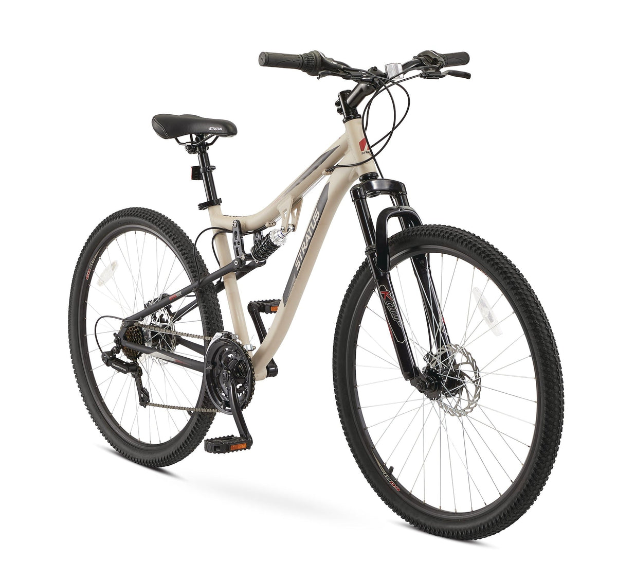 Striker Adult Bike, 21-Speed, 17-in Aluminum Frame, 27.5-in, Beige A7C7 - product image 1