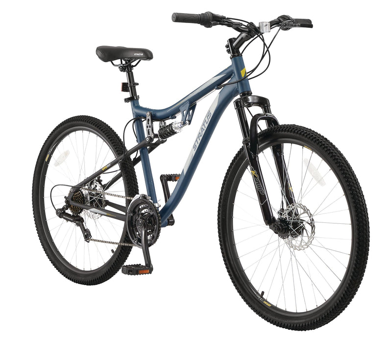 Striker Adult Bike, 21-Speed, 19-in Aluminum Frame, 27.5-in, Blue B1N0