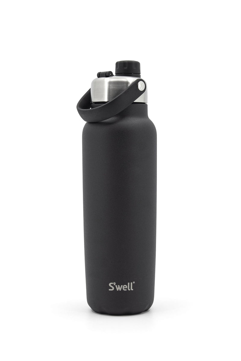 Explorer Insulated Stainless Steel Hydration Bottle, 40-oz, Black, with Chug Lid, BPA Free W1K3