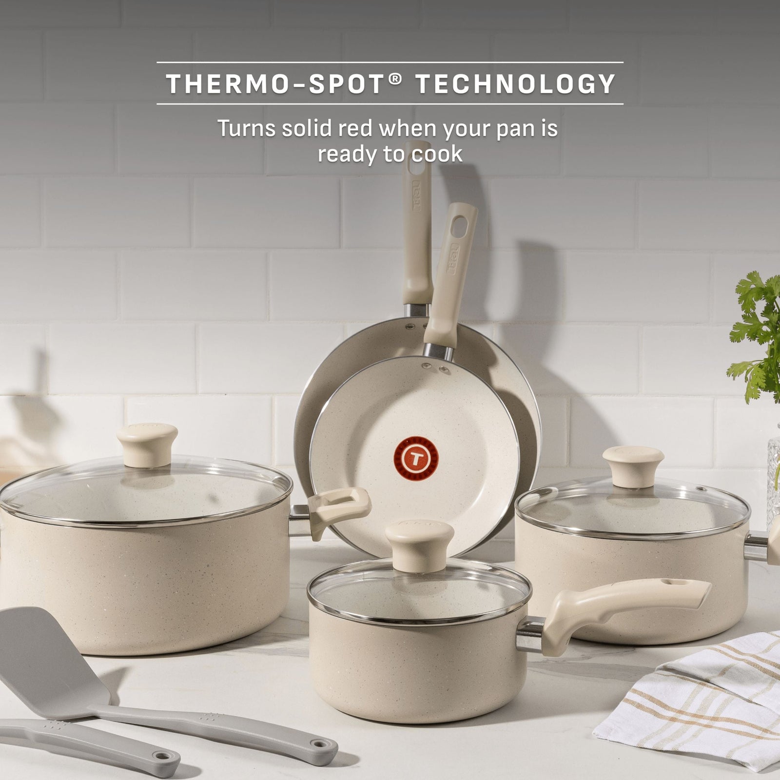 Beige 10-Piece Non-Stick Set, Beige K6Z1 - product image 4