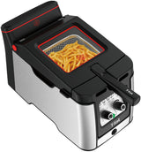 Odorless Deep Fryer, Stainless Steel, 3.5-L L6U9 - product image 3