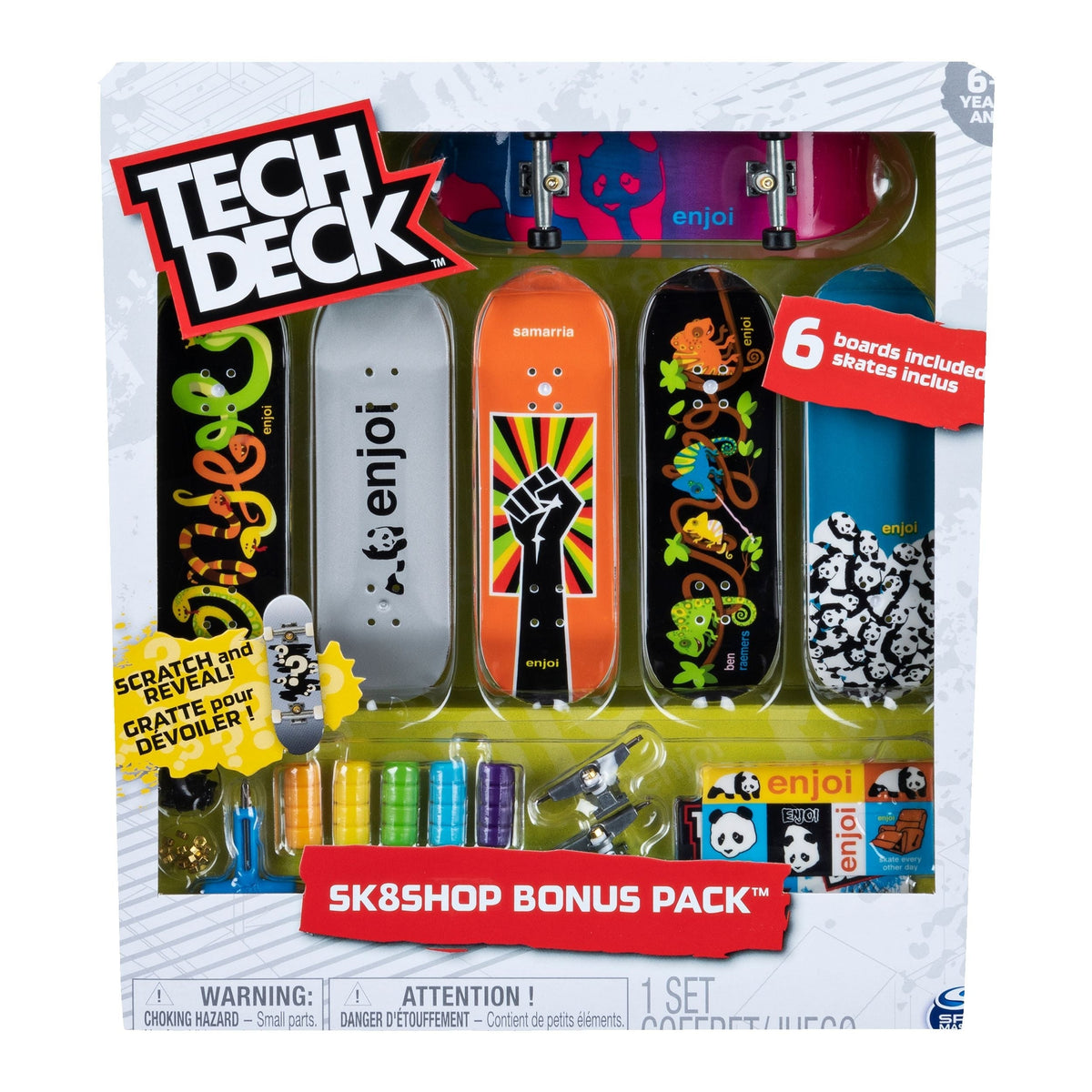 Deck Sk8shop Finberboard Bonus Pack, Ages 6+, 6-pk Q7F1 - product image 8