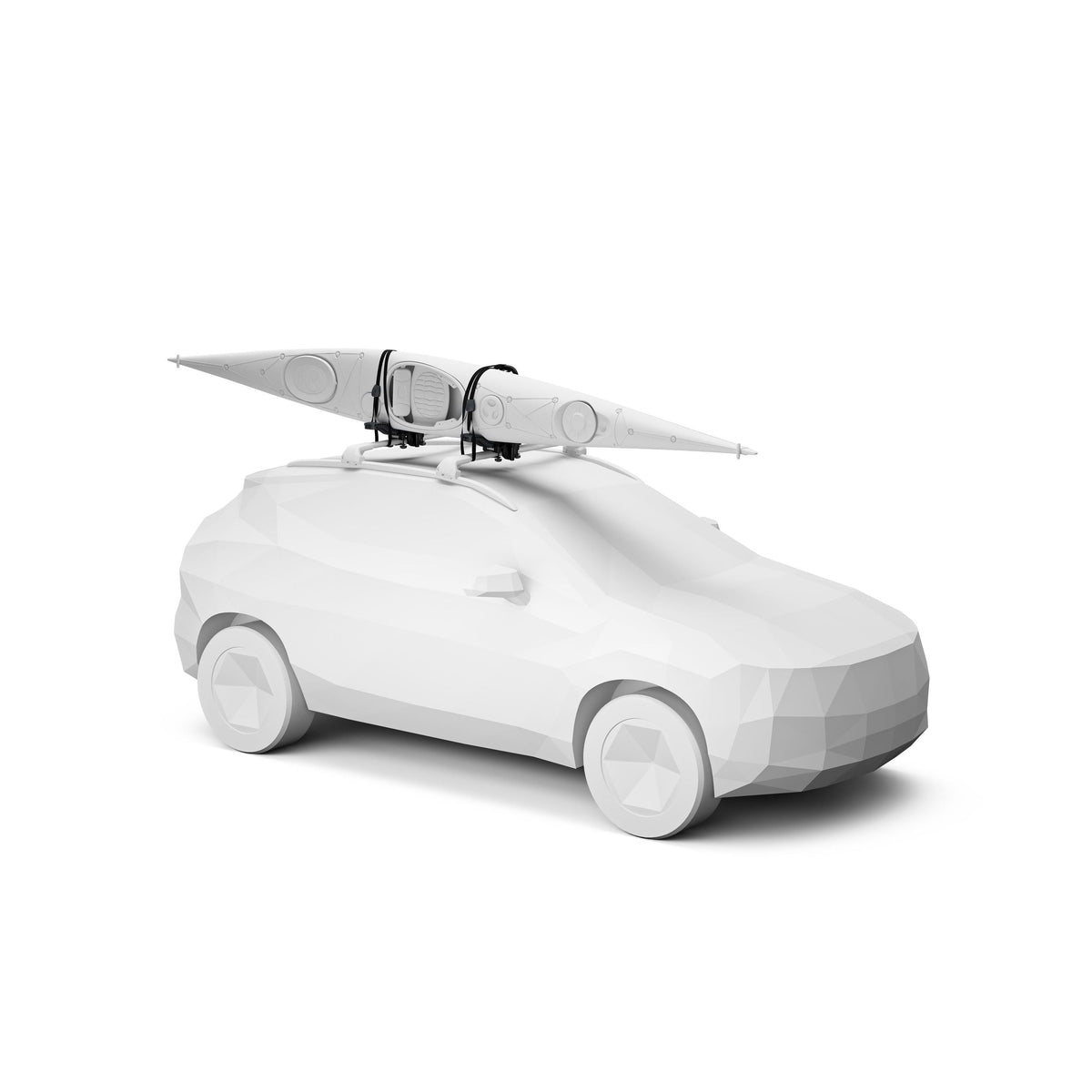 Compass Black Vertical Kayak Rack with Hardware M4W2 - product image 1