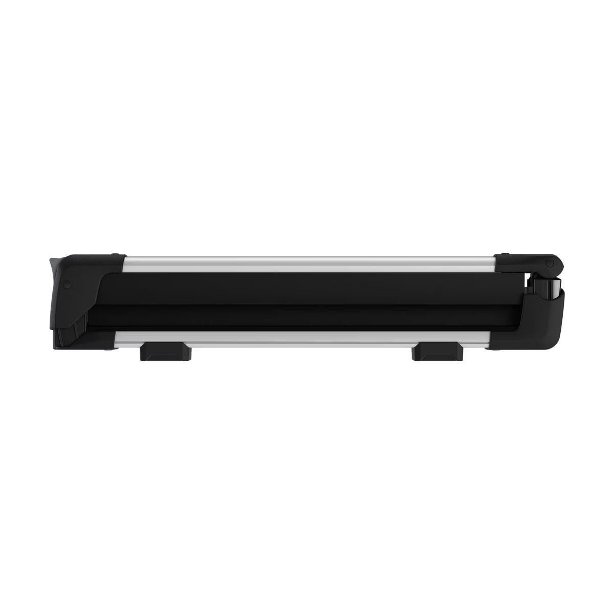 SnowPack Stainless Steel Roof Top Mount Ski/Snowboard Rack, Medium, Black, 2-pc M8U4 - product image 1