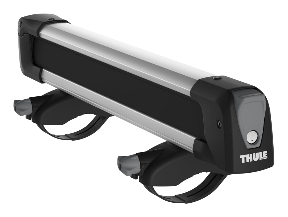 SnowPack Stainless Steel Roof Top Mount Ski/Snowboard Rack, Medium, Black, 2-pc M8U4 - product image 7