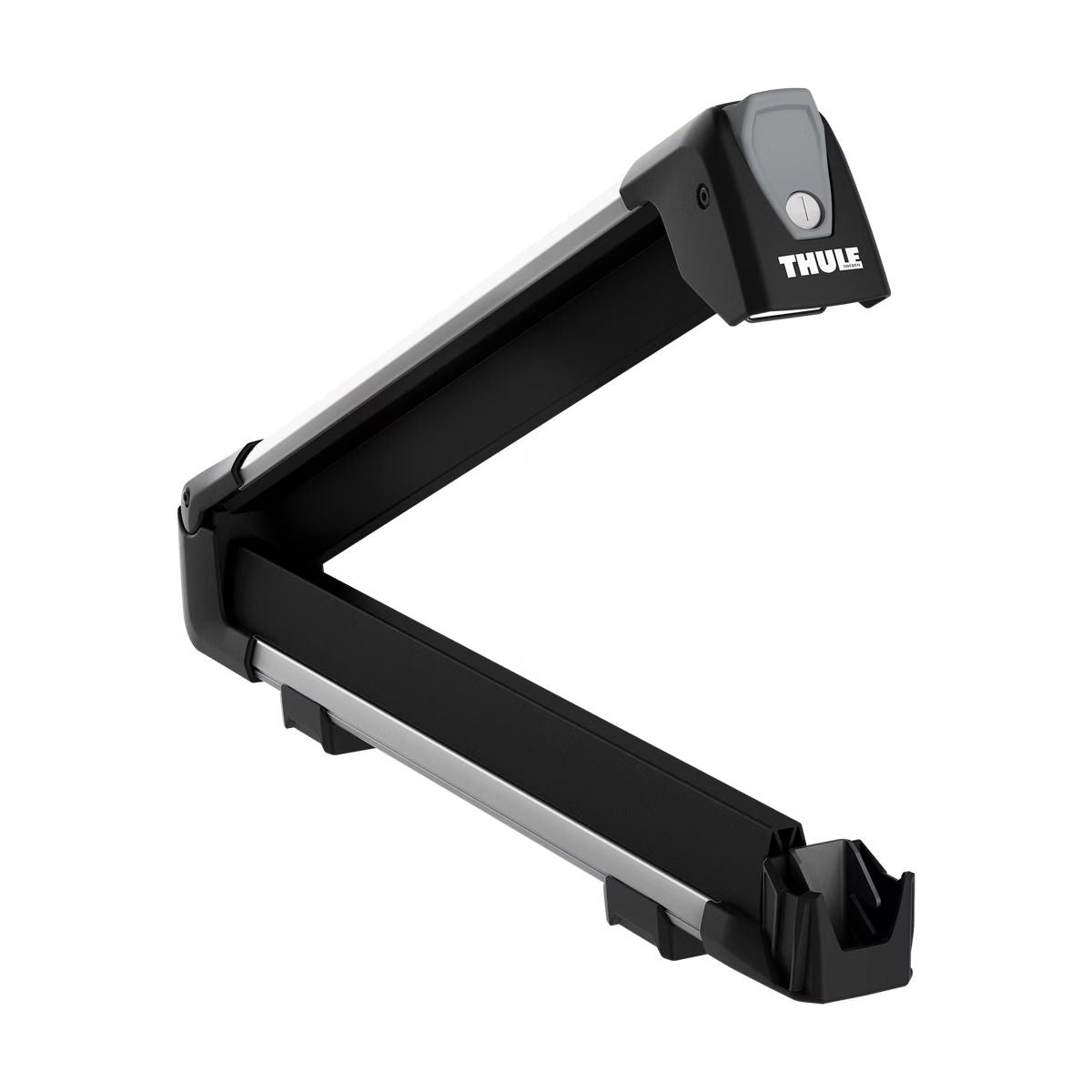 SnowPack Stainless Steel Roof Top Mount Ski/Snowboard Rack, Medium, Black, 2-pc M8U4 - product image 8