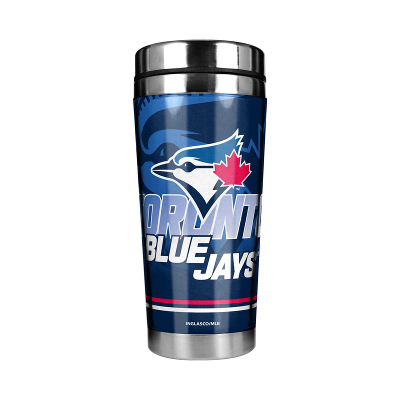 Toronto Blue Jays Stainless Steel Travel Mug For Baseball Fans/Collectors, 16-oz G7Z7