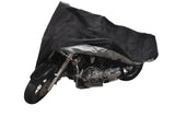 Premium Polyester Motorcycle Cover, Black, Large M3N4 - product image 1