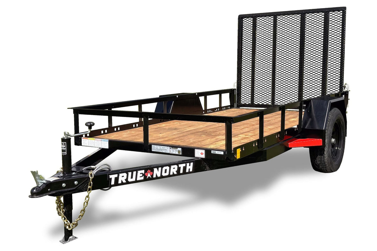 60-in x 10-ft Landscape Utility Trailer with Ramp Gate Q8R3 - product image 1
