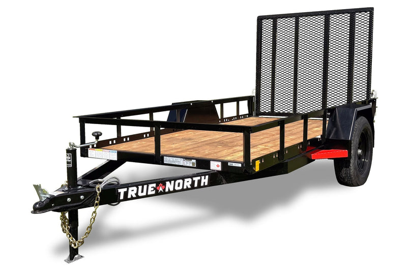 60-in x 10-ft Landscape Utility Trailer with Ramp Gate Q8R3