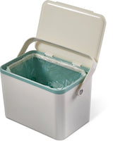 type A Plastic Rectangular Compost Bin, White, 4-L S4P0 - product image 3