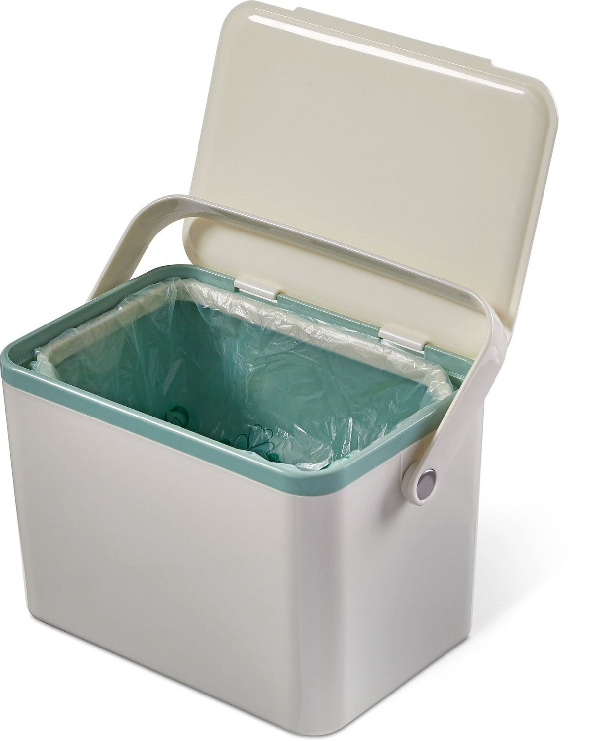 type A Plastic Rectangular Compost Bin, White, 4-L S4P0 - product image 3