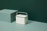 type A Plastic Rectangular Compost Bin, White, 4-L S4P0 - product image 8