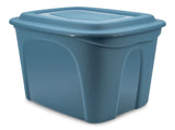 type A Stackable Storage Box with Lid, 72-L, Blue S5T9 - product image 1