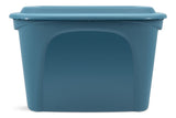 type A Stackable Storage Box with Lid, 72-L, Blue S5T9 - product image 3