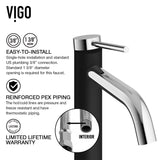 Giralda Gothic ConcretoStone Grey Bathroom Sink/Basin Set with Lexington Faucet and Oval Composite Vessel S6E4 - product image 7