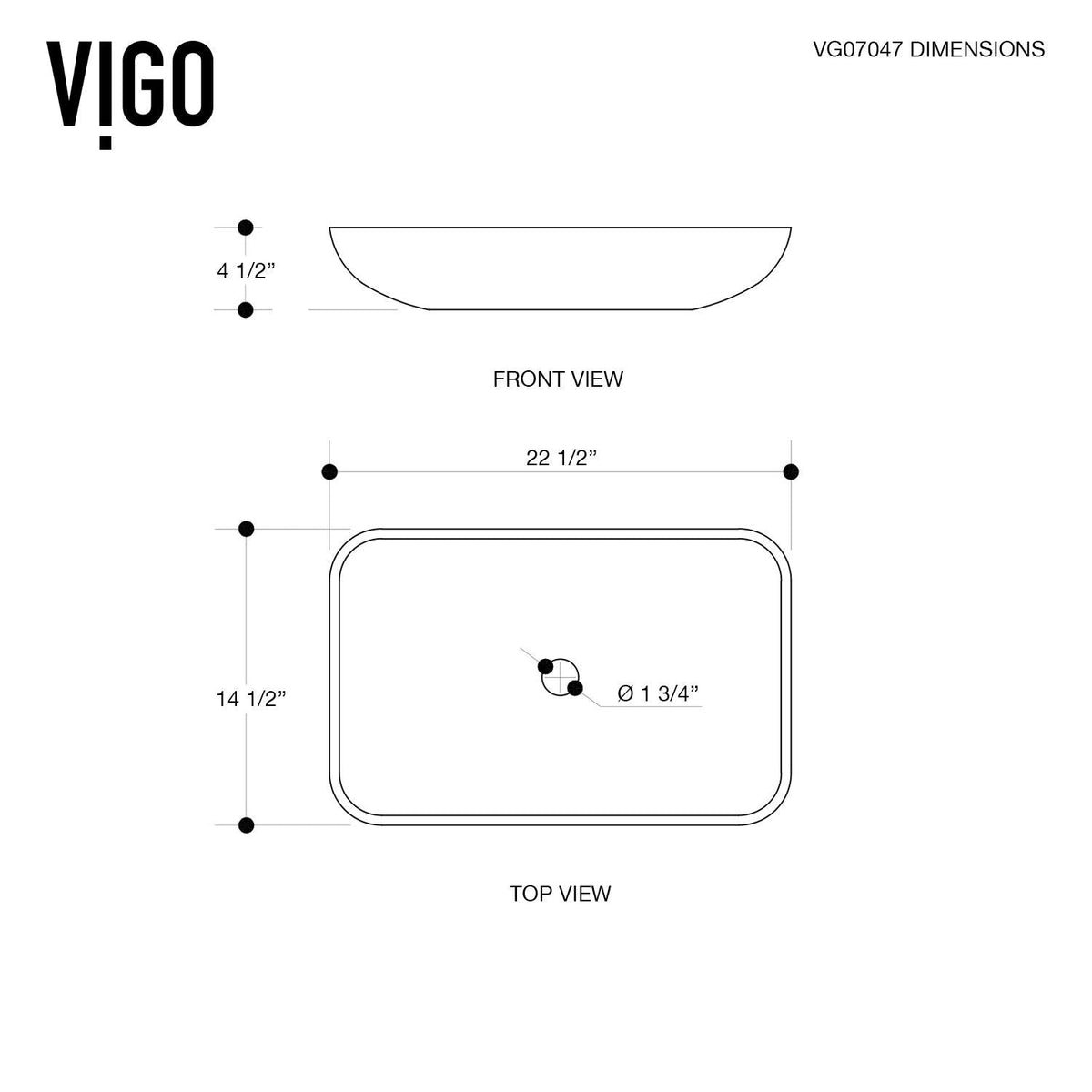 Glass Rectangular Vessel Bathroom Sink/Basin with Rounded Edges & Deep Bowl, Russet M5U2 - product image 6