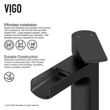 Ileana Single Handle Single Hole Bathroom Sink Faucet, WaterSense Certified, Matte Black H9A6 - product image 4