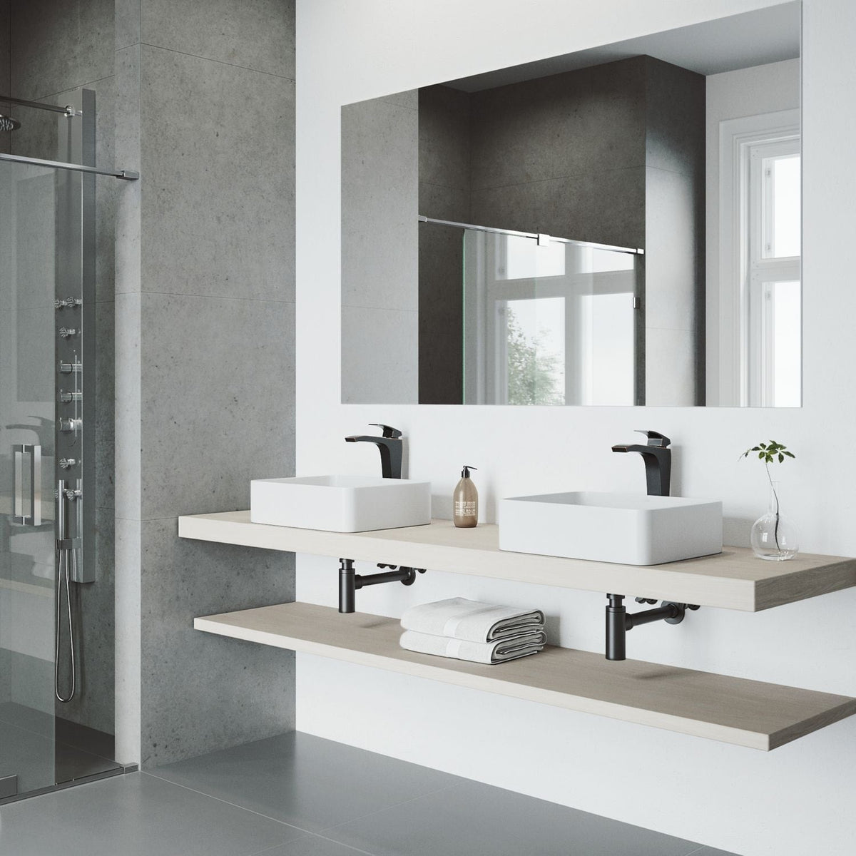 Jasmine MatteStone 18x15-in Deep White Bathroom Sink/Basin with Rectangular Vessel B5S8 - product image 6