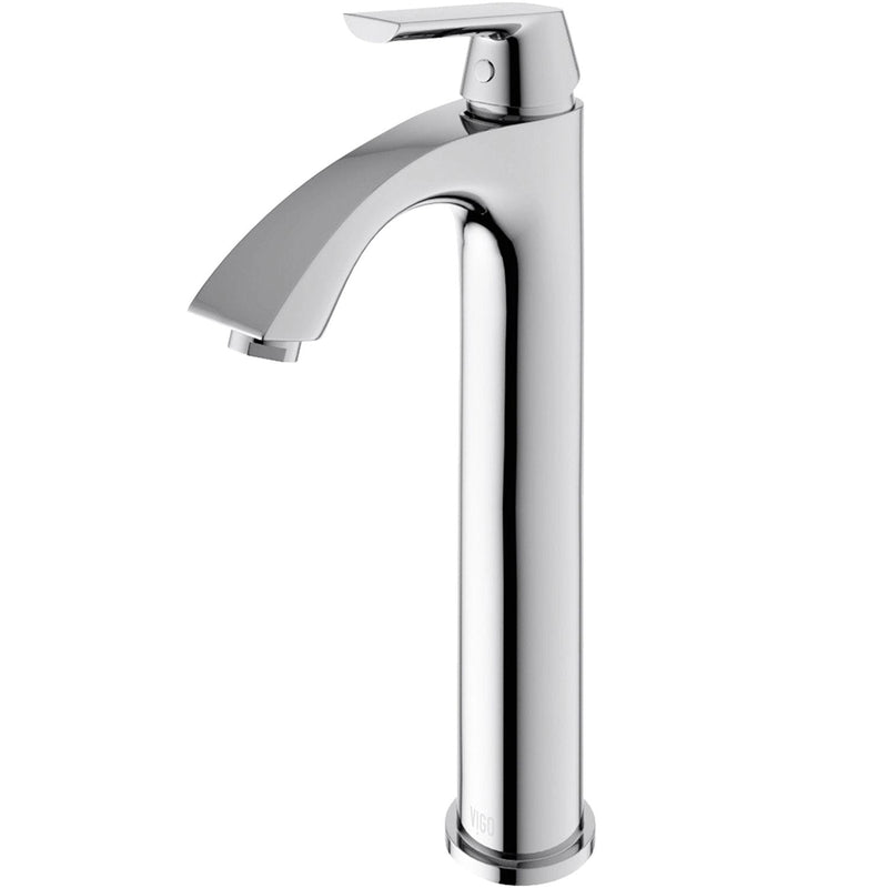 Linus Single Handle Vessel Sink Bathroom Faucet, Chrome G3H0
