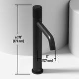 Magnolia MatteStone White Bathroom Sink/Basin Set with Apollo Faucet and Rectangular Composite Vessel Y2C6 - product image 8
