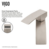 Magnolia MatteStone White Bathroom Sink/Basin Set with Duris Faucet and Rectangular Composite Vessel Y9B6 - product image 7