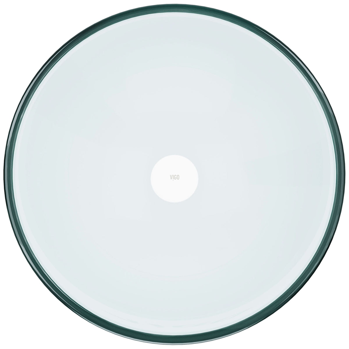 Round Glass Vessel Bathroom Sink/Basin with Repellent Seal Coating, Crystalline Q2R8 - product image 2