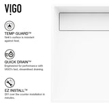 Starr Modern MatteStone 15x15-in Deep White Bathroom Sink/Basin with Square Vessel L2O4 - product image 2