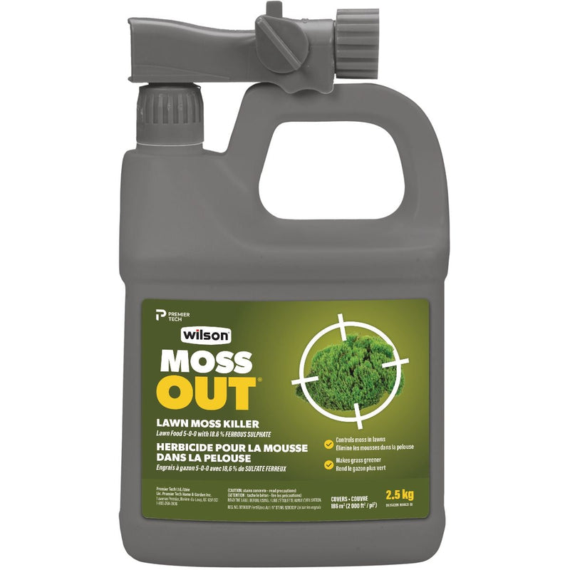MossOut Moss Killer with Lawn Food 5-0-0, 2.5-kg C3L7