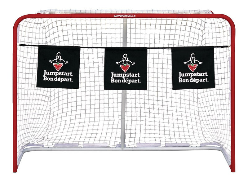 Jumpstart Steel Street Hockey Net with Bungee Targets, 60-in G7Z5