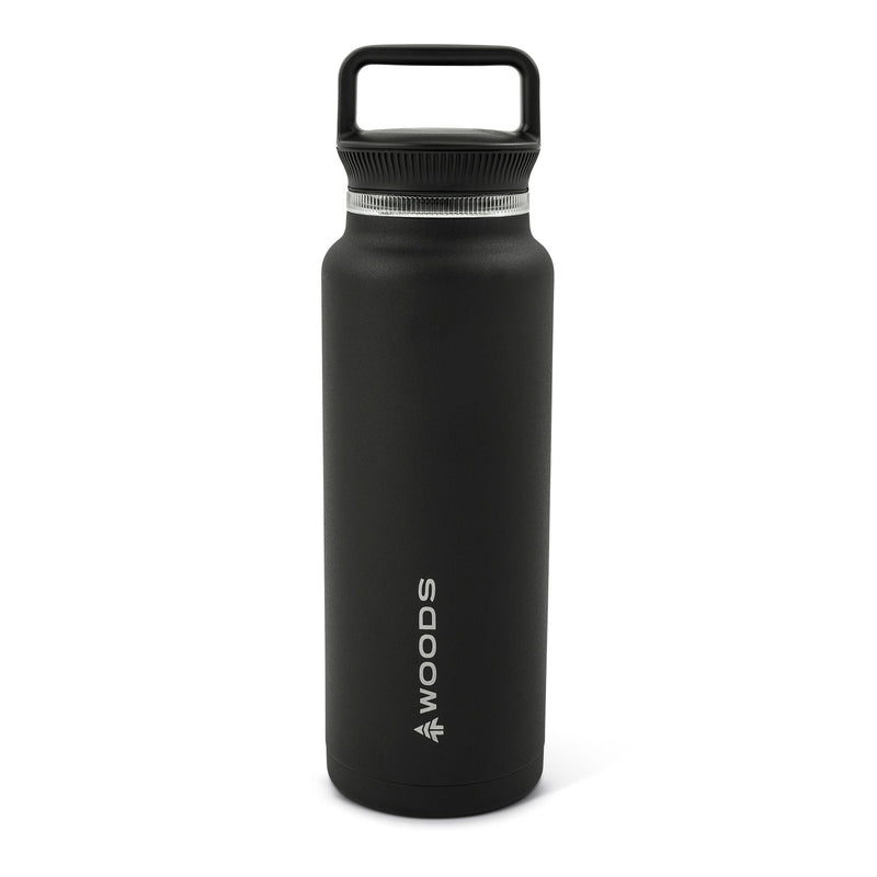 Double Wall Insulated Stainless Steel Portable Reusable Water Bottle with Top Handle, BPA-Free, 50-oz L5S5