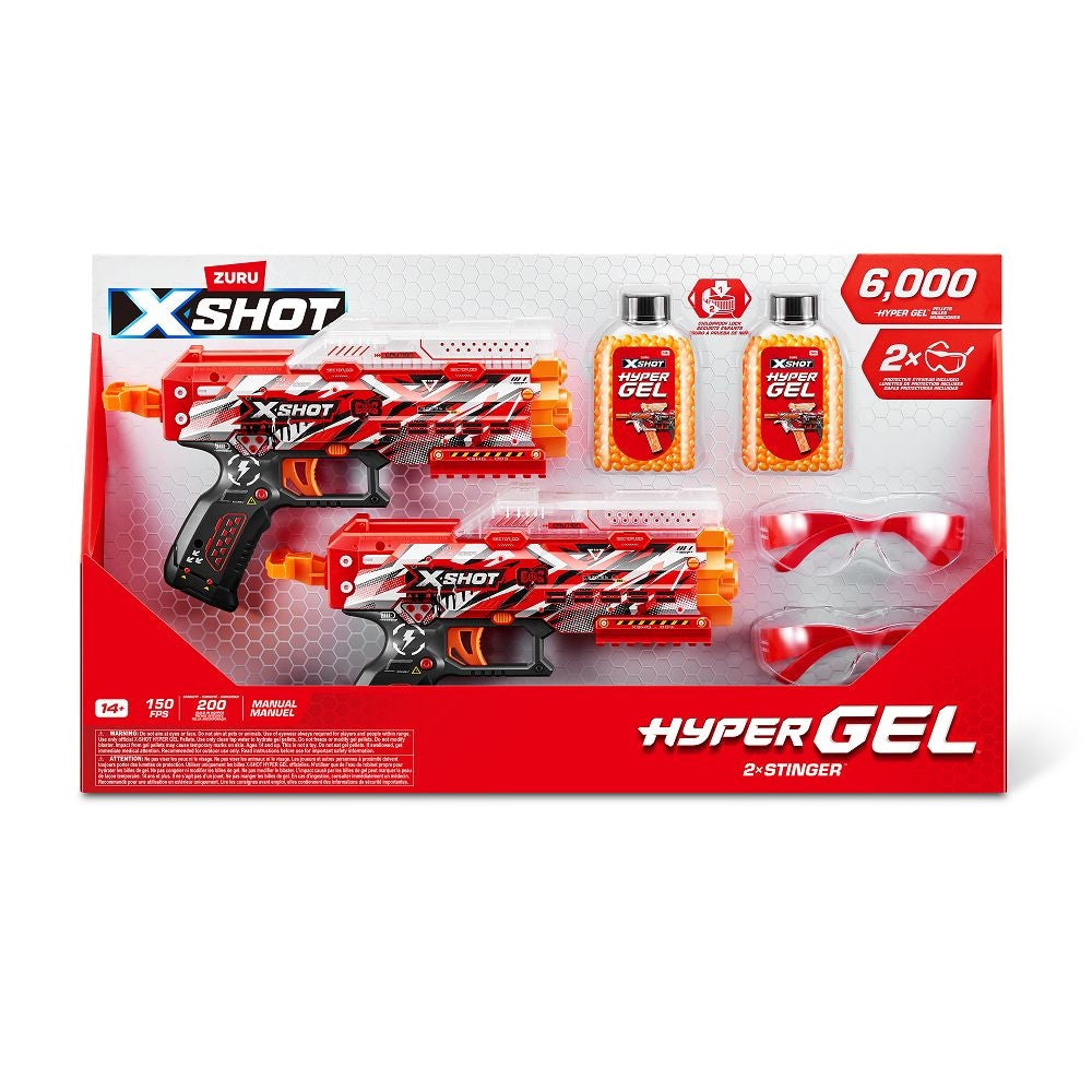 Hyper Gel Stinger Blaster with 6000 Hyper Gel Rounds, 2-Pack M5A8 - product image 1