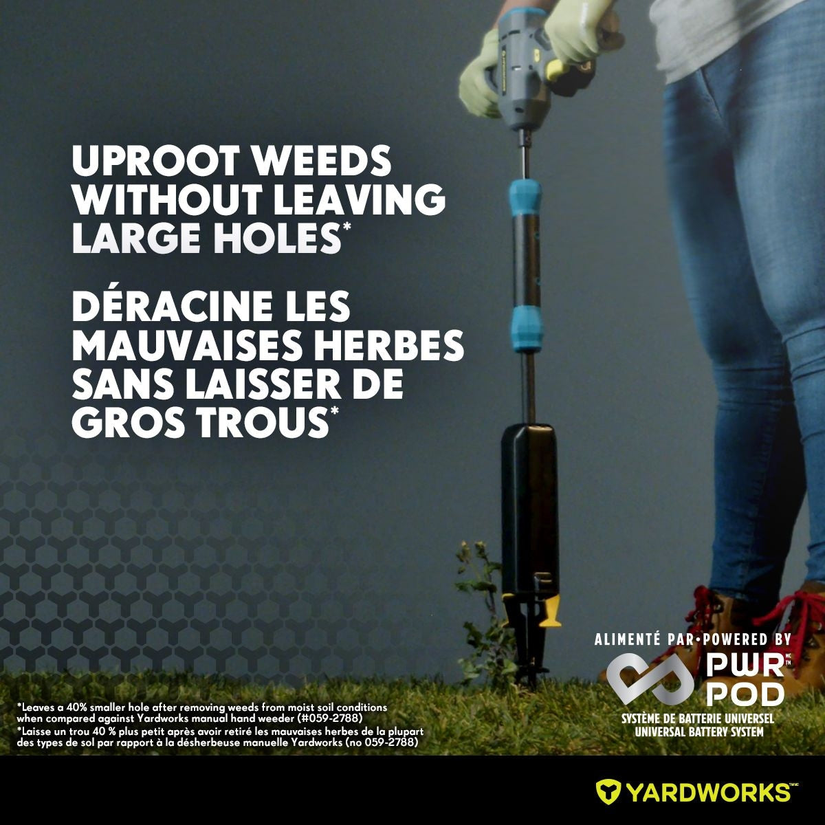 20V Cordless Lawn Weeder, with PWR POD 2.0Ah Battery and Charger X8R6 - product image 7