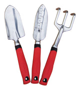 Aluminium Garden Tool Set with Rubber Handles, Assorted Colours, 3-pc T1C6 - product image 1