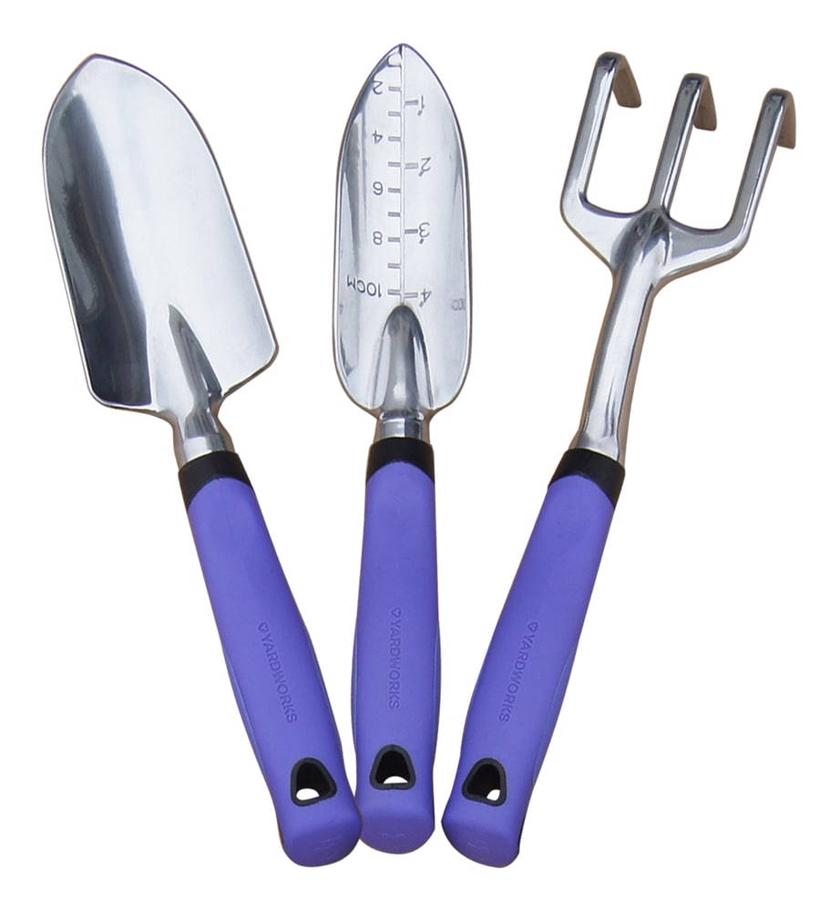 Aluminium Garden Tool Set with Rubber Handles, Assorted Colours, 3-pc T1C6 - product image 6