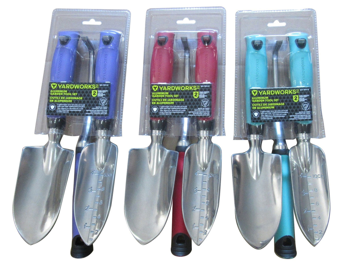 Aluminium Garden Tool Set with Rubber Handles, Assorted Colours, 3-pc T1C6 - product image 7
