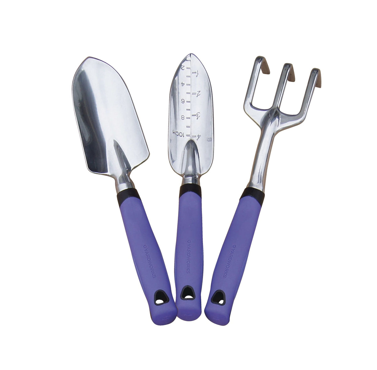 Aluminium Garden Tool Set with Rubber Handles, Assorted Colours, 3-pc T1C6 - product image 8